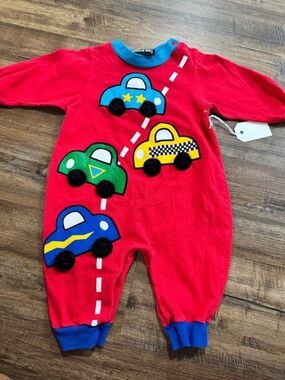 Vintage Colourblock Romper